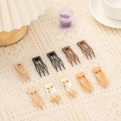 10 Pcs Double Grip Hair Clips Metal Snap Hair Clips Hair Barrettes for Women