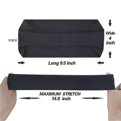 Mens Women Sweat Sweatband Headband Stretch Sports Head Band Yoga Gym Running