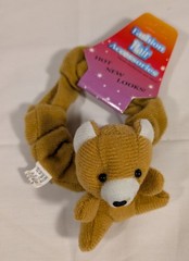 Vintage Plush Bear Scrunchie Fashion Hair Accessories New 90s 2000s Funky