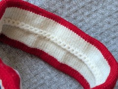 Ewe First Headband Womens One Size Red Fair Isle Wool Ear Warmer Knit Winter