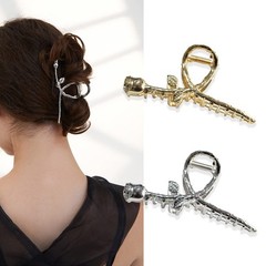 Gold Silver Rose Large Flower Hair Clips Jaw Clips Hair Claws For Women