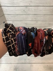 5 Bandana Headband Elastic Hairband Yoga Boho Twisted HeadWrap Fashion Knotted