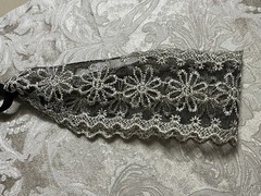 Women Lace Headband Stretch Hairband Elegant Wide Headwrap