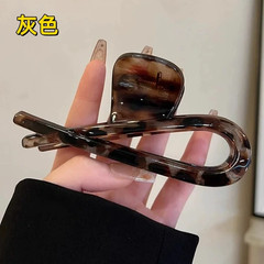 Vintage Leopard Print Large Hair Claw Clip Secure Hold Updo Accessory
