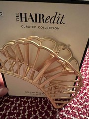 The HAIR edit Curated collection Gilded Mermaid Large Shell Claw Clip – Gold