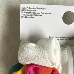 Time & Tru Women’s Fiesta Multicolor Elastic Hair Ties Scrunchies 10-Pack NEW