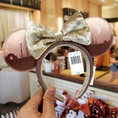 Star Wars Sands of Tatooine Disney* Resort Loungefly Minnie Ears Bow Headband