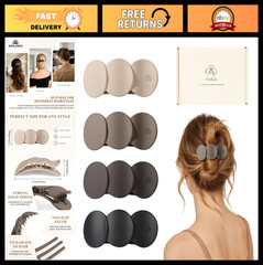 Medium Flat Hair Clips – Strong Hold French Claw & Duckbill for Thick/Thin Hair,