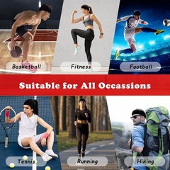 4pack Sports Headband Yoga Gym Sweatband Women Men Hair Bands Head Sweat Band