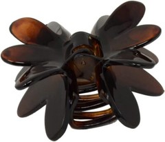 Parcelona French Butterfly 3″ Medium Shell Celluloid Jaw Hair Claw for Women