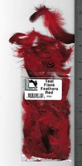 Hareline Dyed Teal Flank Feathers Sealed Packs 1/8 Oz. Select from 5 Colors