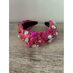 Brianna Cannon Adult Pink Jeweled Headband