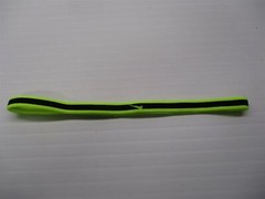 NIKE Women’s Athletic Workout Reversible Neon Yellow/Black Elastic Headband