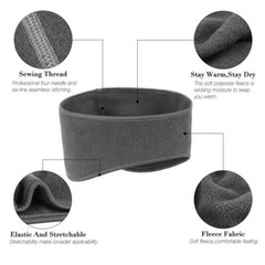 Ear Warmer Headband Cover Winter Fleece Ear Muffs Sports Sweatband for Men Women