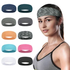 Running Headbands Moisture Wicking Sweatbands Sweat Bands for Fitness Workout US