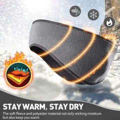 Ear Warmer Headband Cover Winter Fleece Ear Muffs Sports Sweatband for Men Women