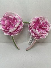 Official Disney Parks Pink Peony Flower & Garden Mickey Ear headband