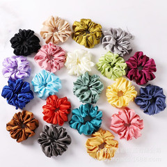 4 Packs Extra Large Satin Silk Hair Scrunchies Soft Big Oversized Scrunchy Thick