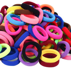 120 Pcs Baby Hair Ties, Cotton Toddler Hair Ties for Girls and Kids, Multicolor