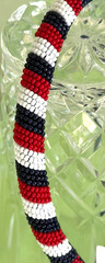TALBOT’S SEED BEED HEADBAND:NWT RED POP MULTI (RED/WHITE/BLUE)