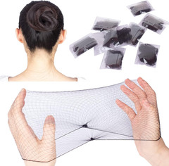 Hair Net Invisible Elastic Edge Mesh Hair Nets for Women Food Service Ballet Bun