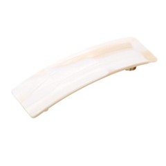 French Amie Medium Fine Wide Rectangular Handmade Automatic Hair Barrette Clip