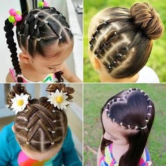 1000Pcs Hair Rubber Bands Soft Small Hair Elastics Girls Women 2pcs Tools 1 Comb
