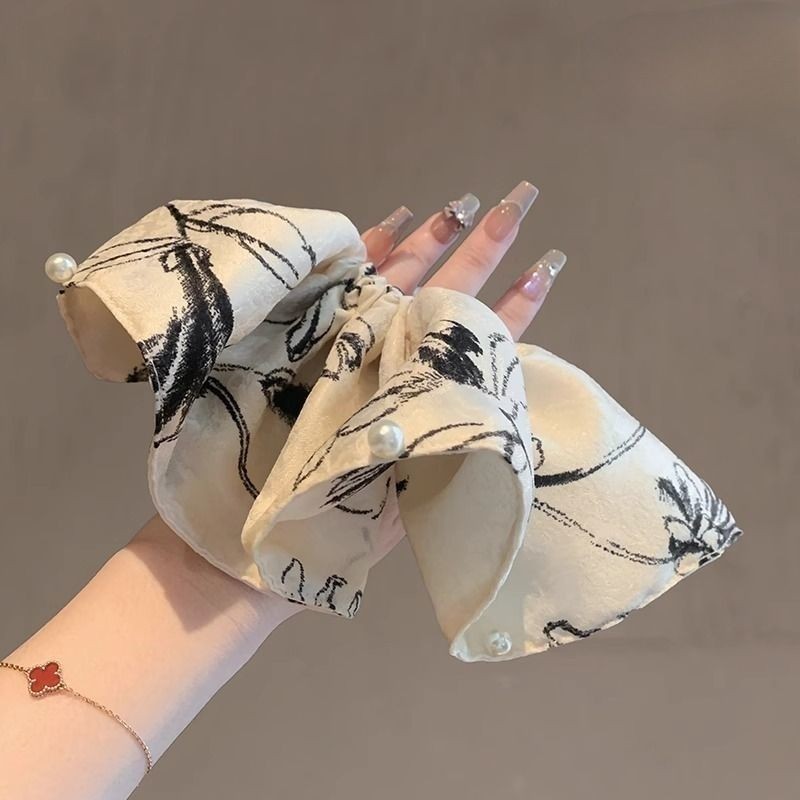 Chinese Style Ink Painting Hanfu Element Hair Tie Traditional Hair Accessory