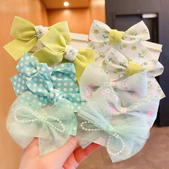 10Pcs Hair Accessories Girls Scrunchies Aesthetic Lacos De Cabelo Infantil Bands