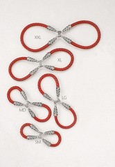 Lilla Rose Bands & Bolos Red Flexi Braid 8 Hair Clip & Stick FX-2820 M (Medium)