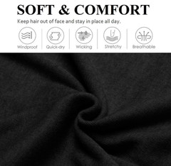 Soft Fabric Headbands for Women – 9 Pack Elastic Non-Slip Hair Accessories