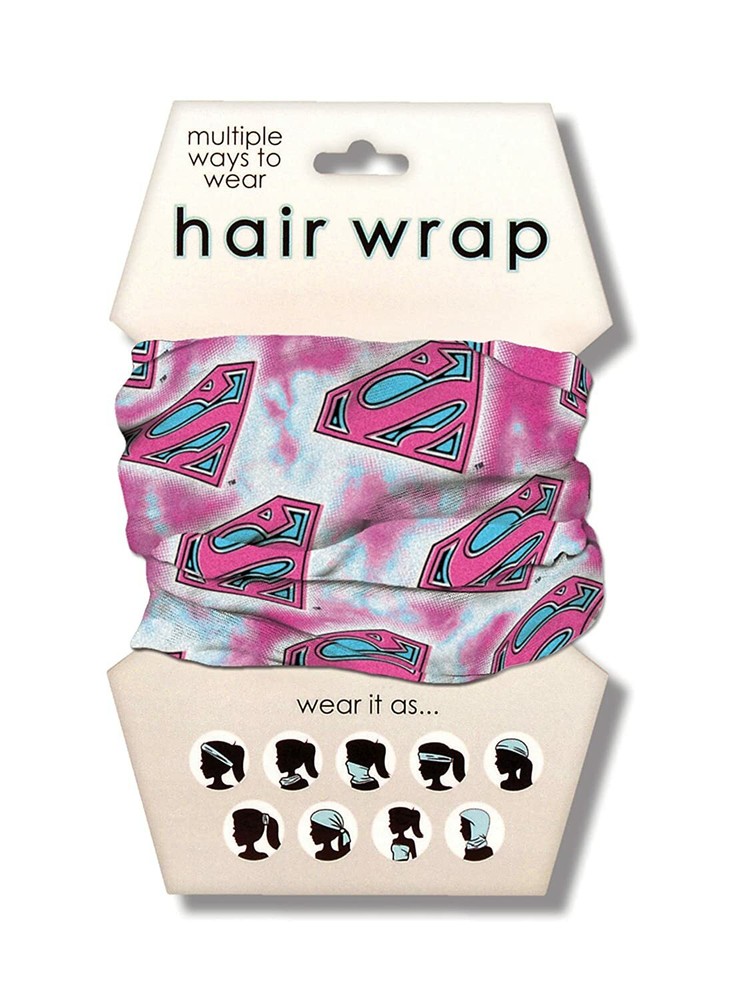 Spoontiques Pink Superman Hair and Face Wrap