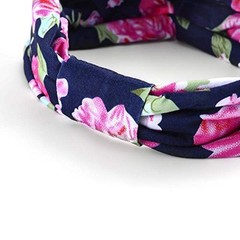 Boho Button Headband Wide Stretchy Daily Use Knotted Headwear Sport Athletic J