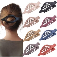 8 Pack Flat Hair Clips for Women,Matte 1 Count (Pack of 8), Assorted Colors