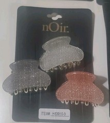 NOir Huge Lot Hair Clips Barrettes Hair Ties NWT NIP