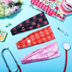 12 Pcs Nurse Headbands for Women Non Slip Nursing Headbands with Buttons Dent…