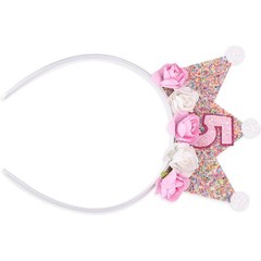 Sparkling Birthday Hairbands Cute Headbands Crown Costume Birthday Headpiece