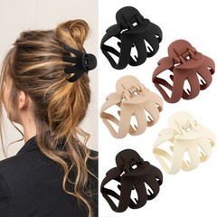 5 Pcs Octopus Hair Clips Matte Octopus Hair Claw 3.15″ Large for Women