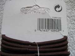 Chocolate Cake 30 Goody Ouchless No Metal Rubber Elastics Ponytailer Hair Bands
