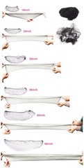 Invisible Hair Nets for Long Hair 100 Pcs Extra Large Black Elastic Mesh Wome