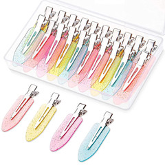 20 Pcs No Bend Hair Clips, No Crease Hair Clips Curl Pin Clips with Storage Box