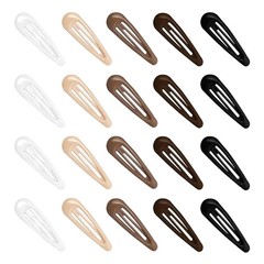 20Pcs Snap Hair Clips for Women Waterdrop Non-slip Hair Clips for Thin Fine Hair