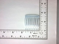 8 Combs x Good Hair Days Clear Grip Tuth Sidecombs Tucks Made in USA, 4 Sets