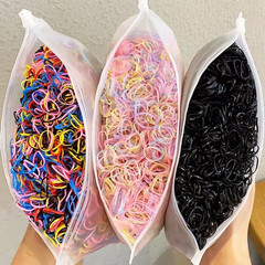 Vibrant Disposable Rubber Bands for Girls – 1000 Count Hair Accessories