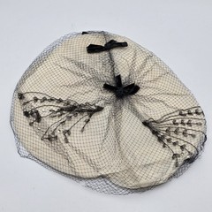 Vintage Boudoir Lace Mesh Hair Net Night Bonnet Cap Snood