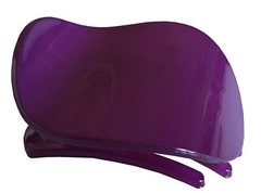 Parcelona French Onde Small 2 3/4″ Celluloid Side Slide in Hair Claw for Women