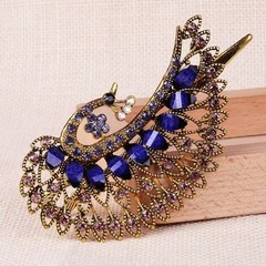 Retro headpiece duckbill clip elegant temperament grab clip headpiece