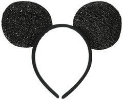 Mickey Mouse Black Headband Ears