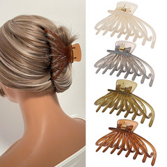 Hair Claw Clips for Thick Hair, 4 Pack – Extra Large Jelly Hair Claw Clips for W