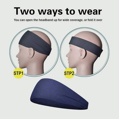 Sports Headbands for Men & Women, Moisture Wicking Workout Sweatbands US